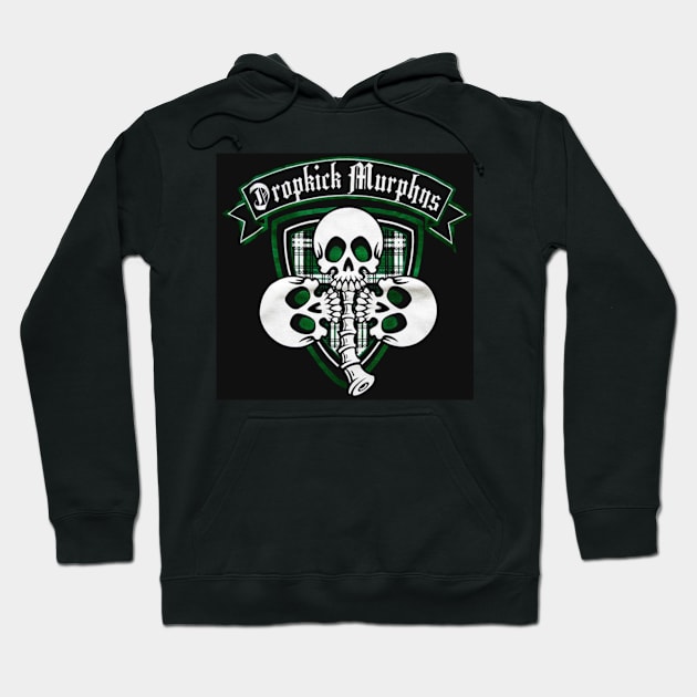 Kiss Me, I'm a Dropkick Murphys Fan Hoodie by Crazy Frog GREEN